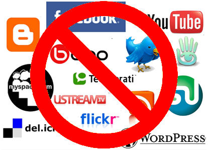 Cbec Warns No Social Media Posting On Official Matters - No Social Media Png (420x300), Png Download