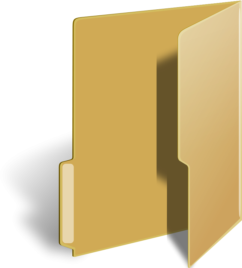 How To Set Use Vista Style Folder Clipart (900x900), Png Download