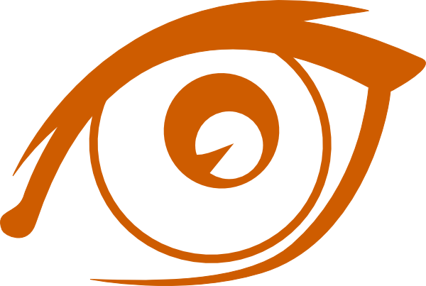Simple Eye Clip Art - Tiger Eye Clip Art (600x403), Png Download