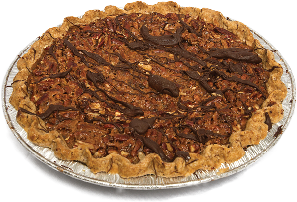 Fudgy Pecan Pie - Pecan Pie (600x408), Png Download