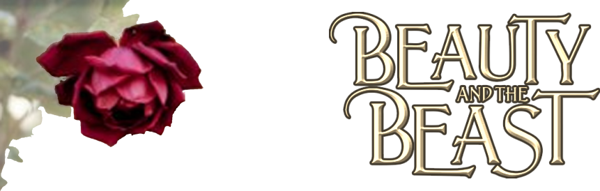 Beauty And Beast Flowers Png (861x274), Png Download