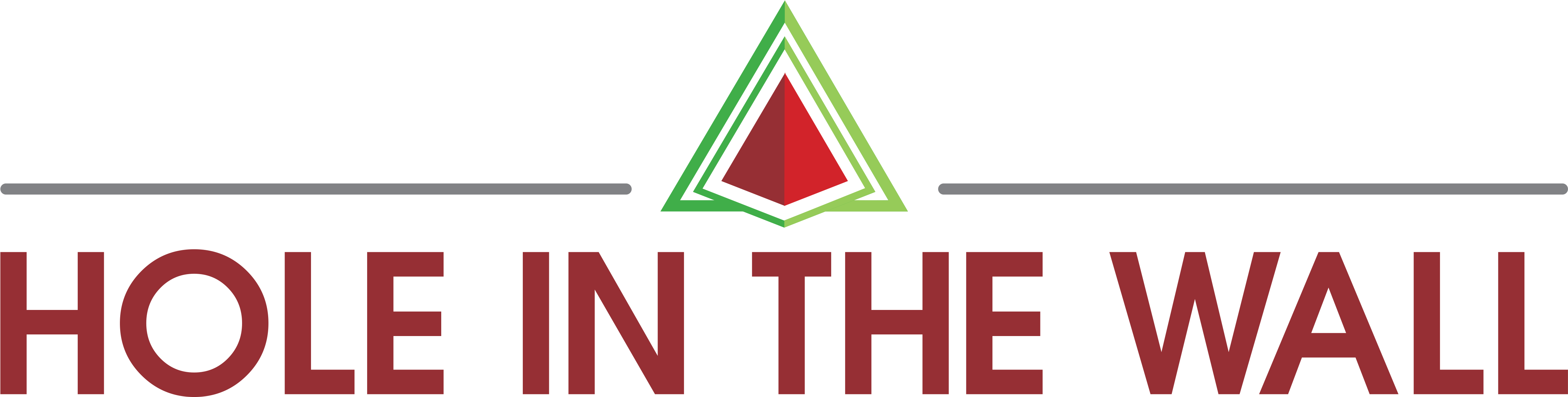 Hole In The Wall Logo - Sign (4872x1234), Png Download