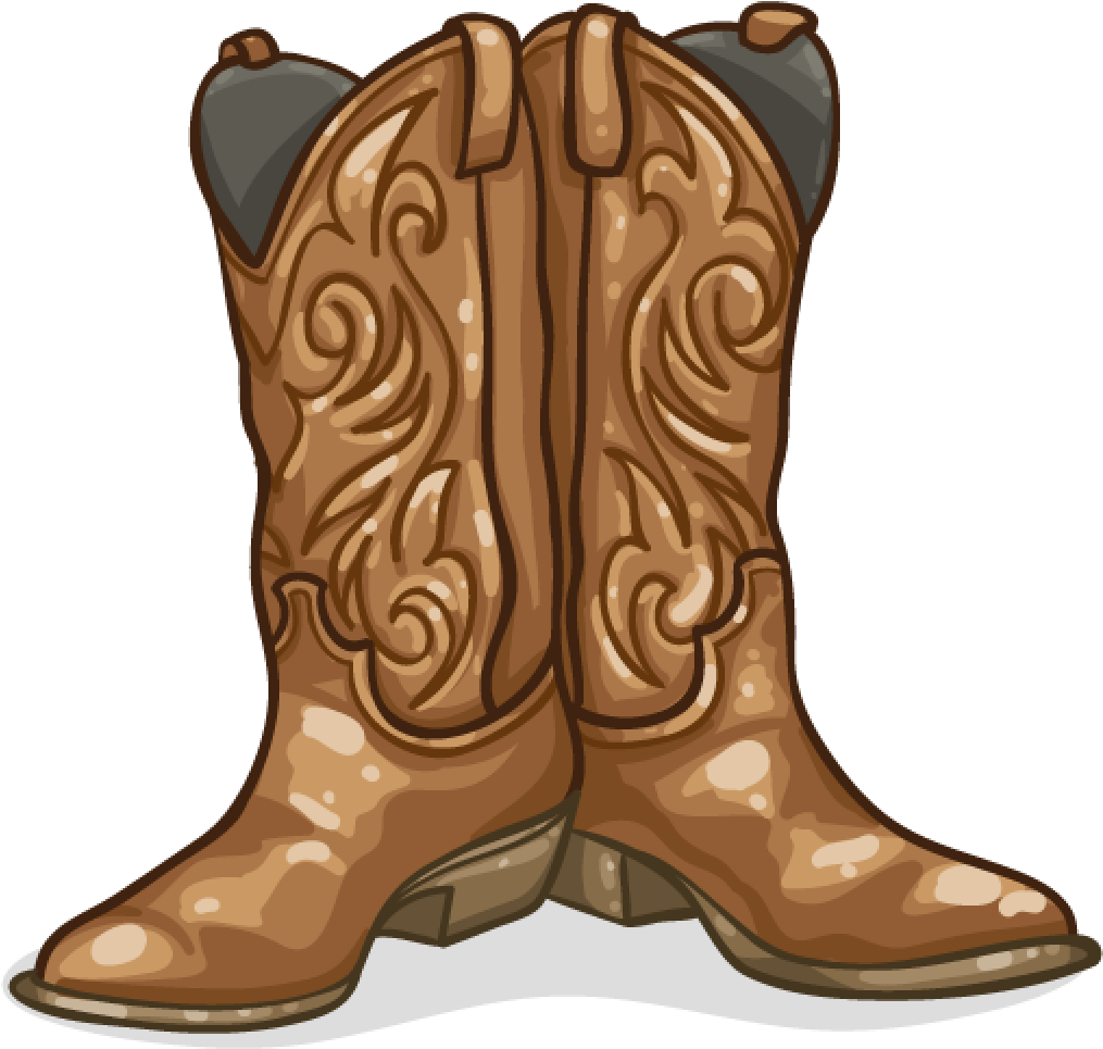 Cowboy Boots Png Clip Art - Cowboy Boot Boots Clipart (1024x1024), Png Download