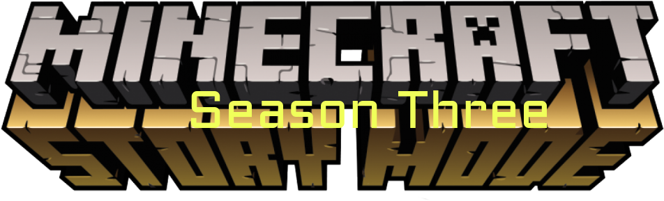 Season Three Logo - Minecraft Story Mode Season Pass Disc [pc Game] - Dvd (1494x751), Png Download