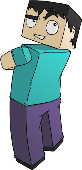 Epic Minecraft Pictures Steve - Sam Green Minecraft Steve (400x600), Png Download