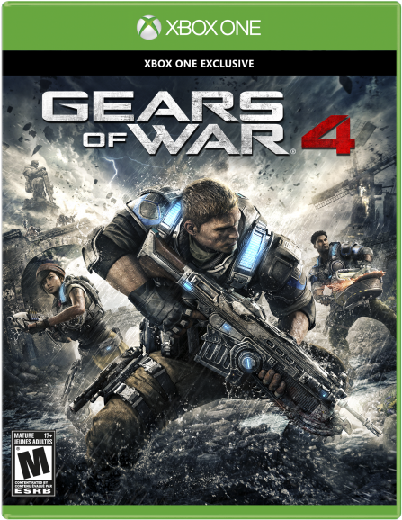 Xbox One Game Png - Microsoft Xbox One Gears Of War 4 (650x650), Png Download