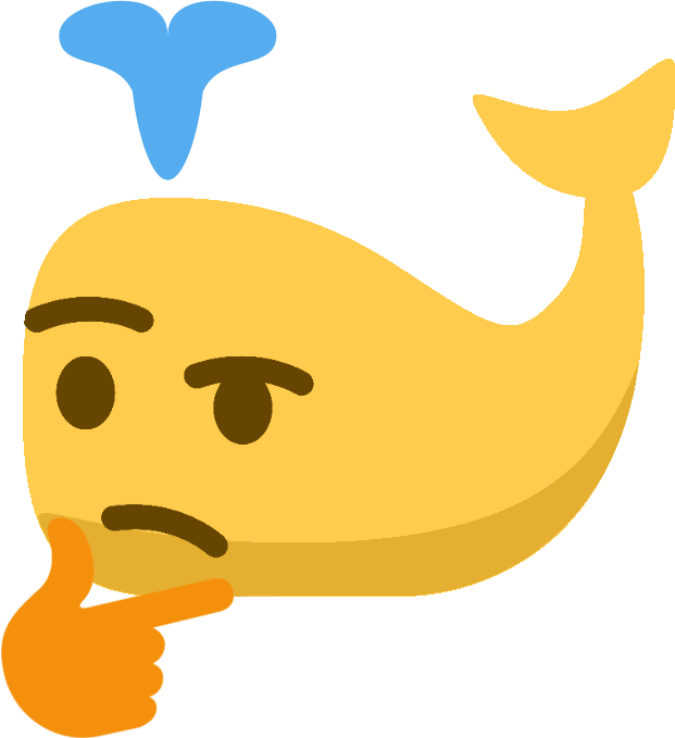 View Samegoogleiqdbsaucenao Whalethink , - Thinking Emoji Gif Long (621x679), Png Download