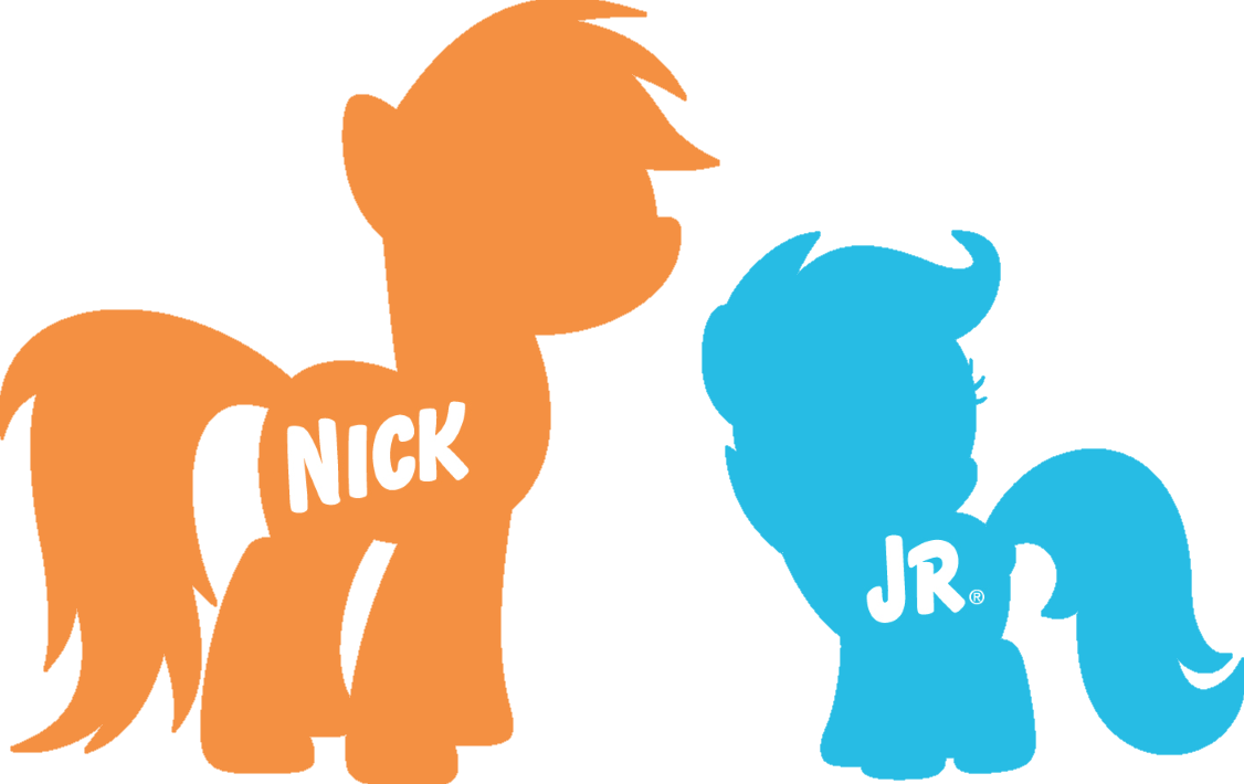 My Little Pony Silhouette - Nick Jr (1126x710), Png Download