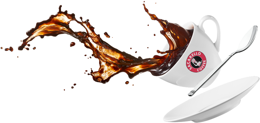 Cup, Mug Coffee Png Clipart - Coffee Splash Png (940x430), Png Download