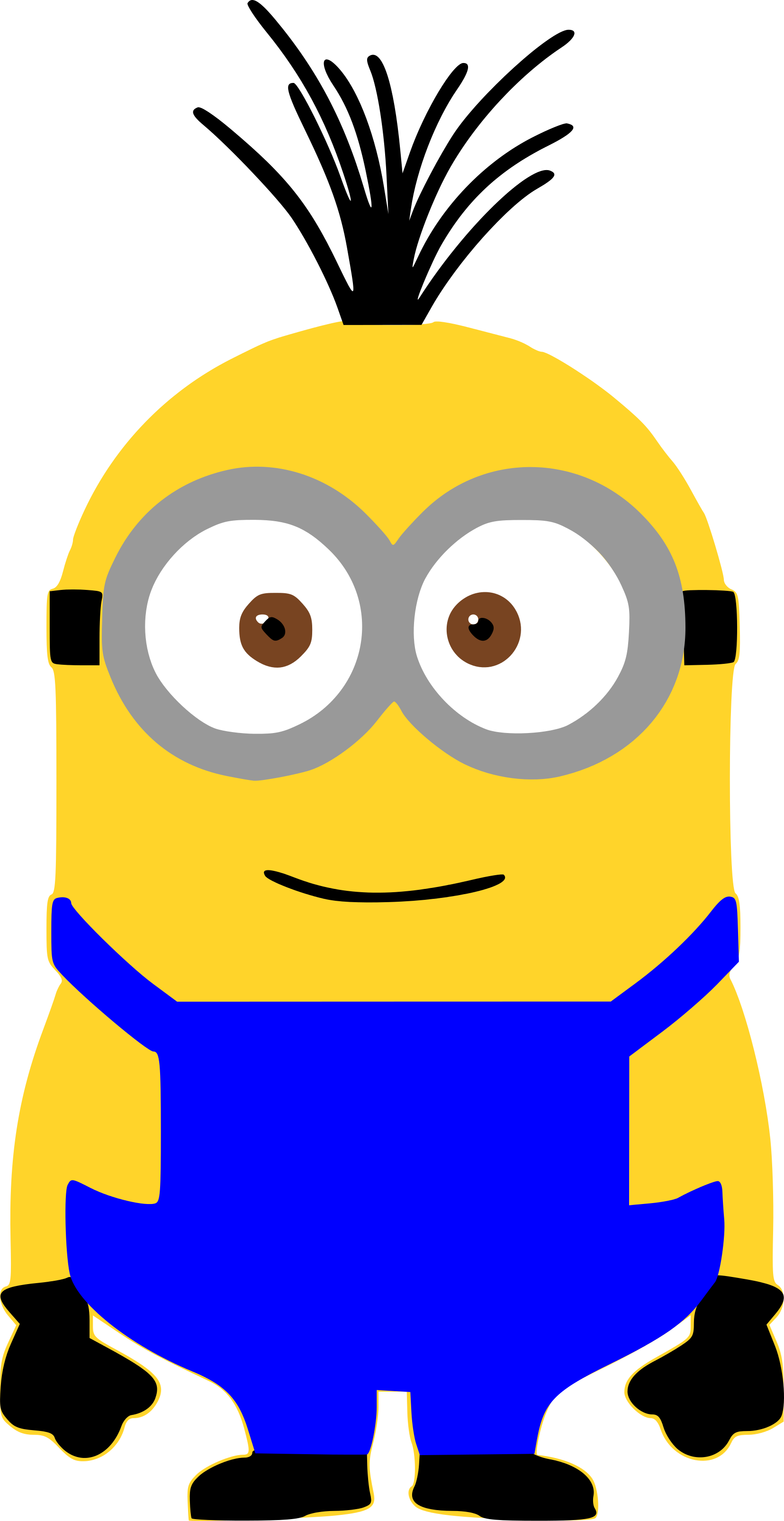 Different Clipart At Getdrawings - Free Minions Svg Files (1655x3210), Png Download