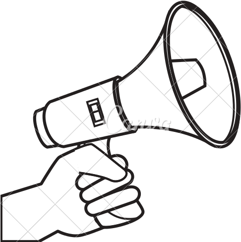 Megaphone Drawing At Getdrawings - Megaphone (550x550), Png Download