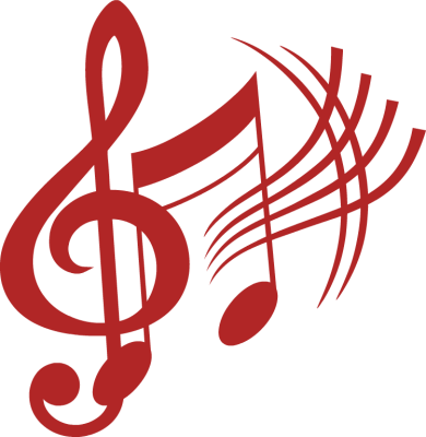 Picture Of G Clef - Notes And G Clef (390x400), Png Download