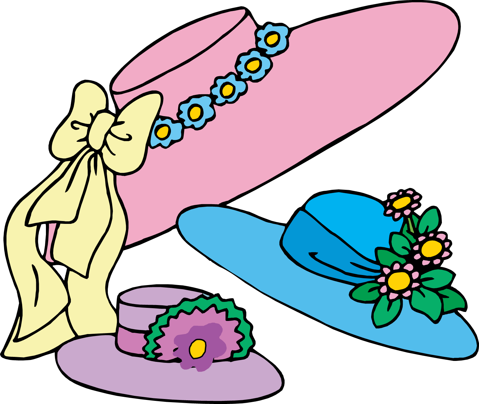Other Popular Clip Arts - Easter Bonnet Clipart (1533x1294), Png Download