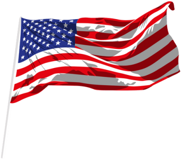 American Flag Waving Png (400x400), Png Download
