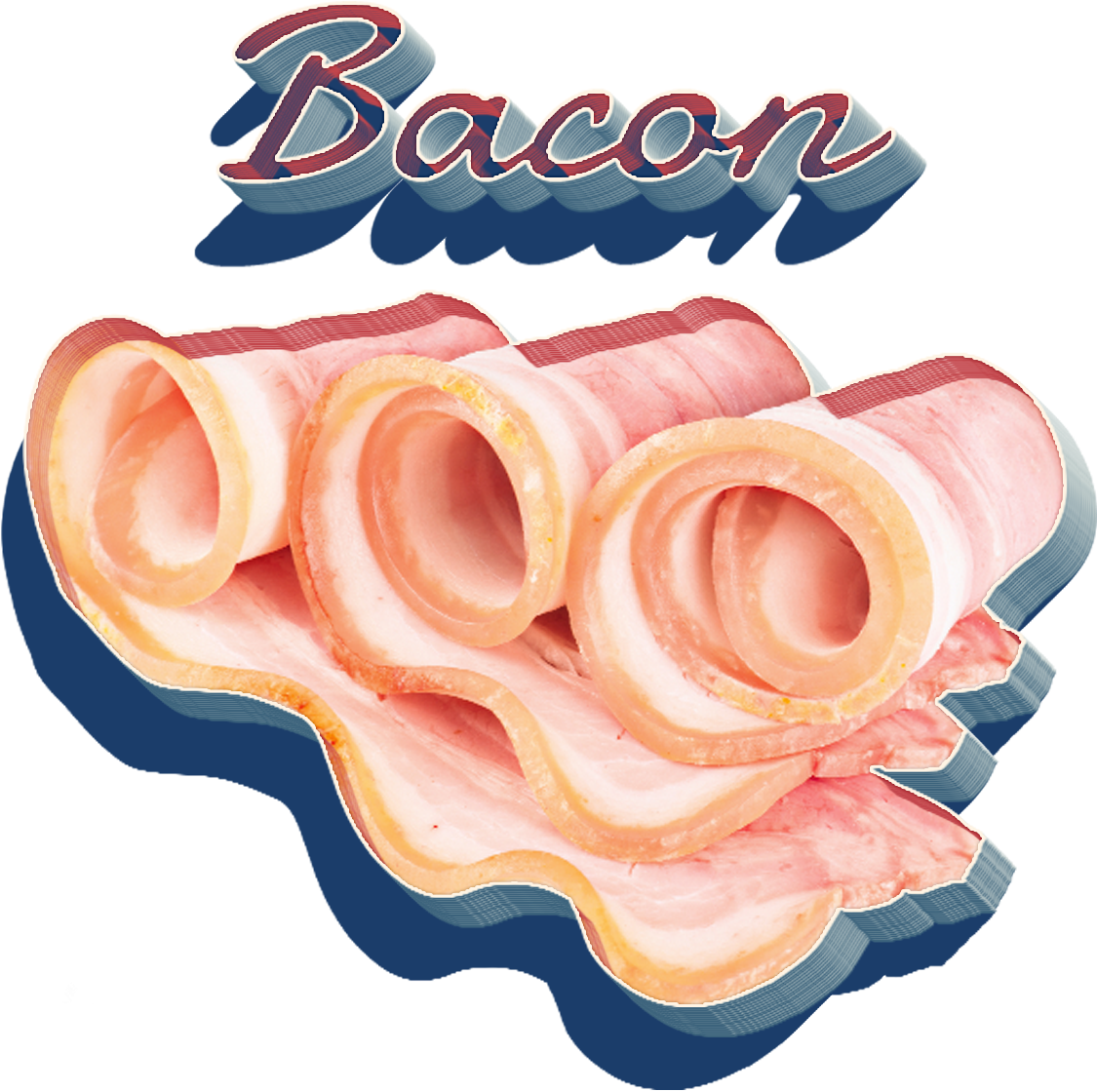 Bacon Png Clipart - Portable Network Graphics (1312x1200), Png Download