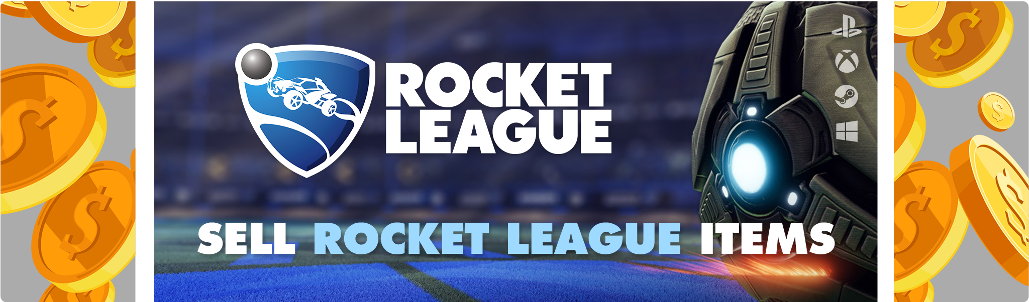 Rocket League Collector's Edition [pc Game] (2048x602), Png Download