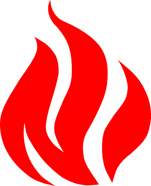 Png Download Chron Clip Art At Clker Com Online - Free Public Domain Fire (486x597), Png Download