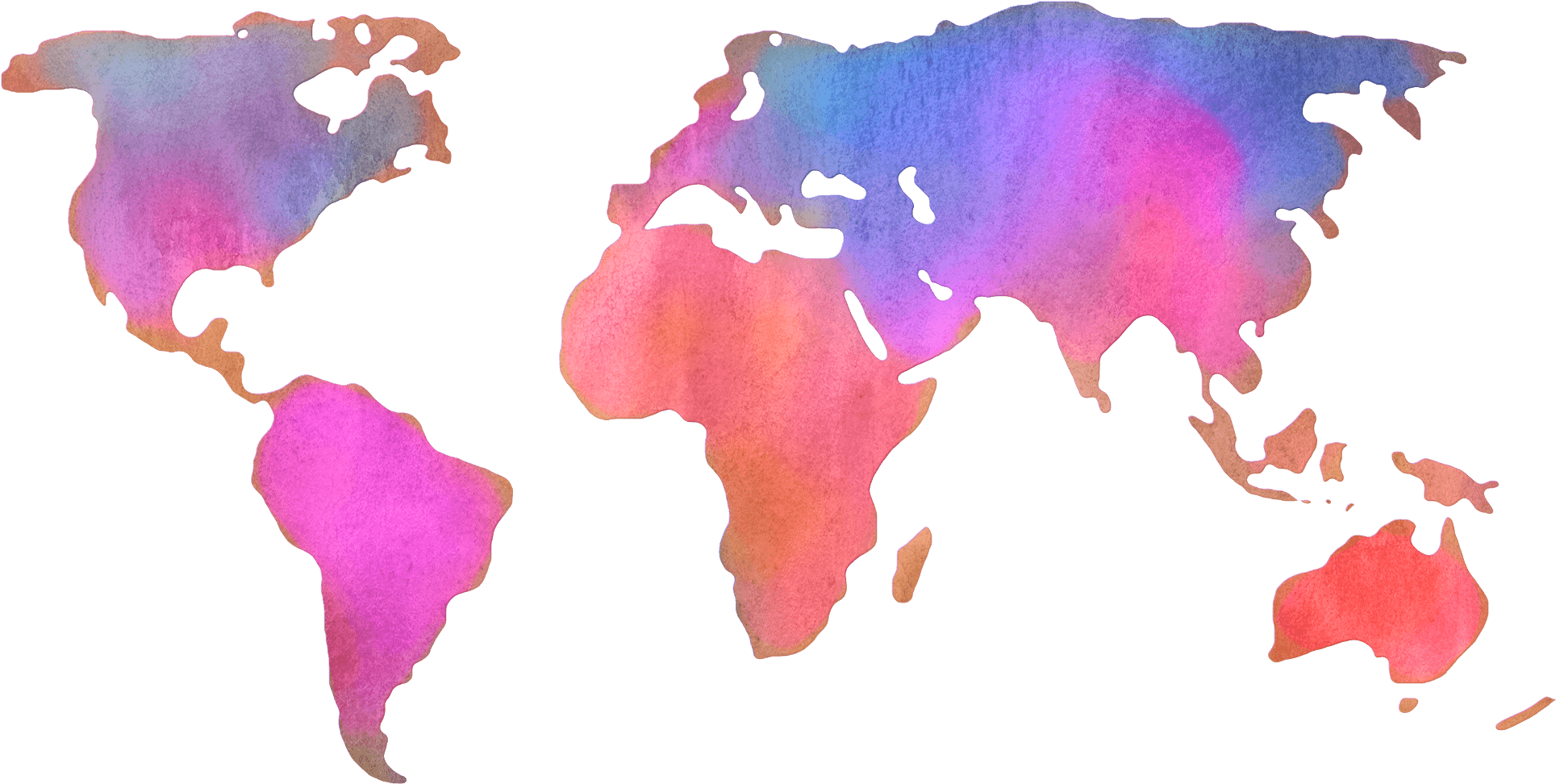 Tours - World Map (2112x1066), Png Download