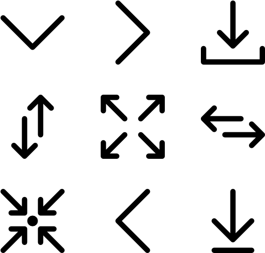 Arrows - Centered Horizontally Vs Vertically (600x564), Png Download