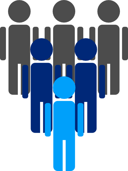 Hysteria 20clipart - Infographic Group Of People (444x594), Png Download