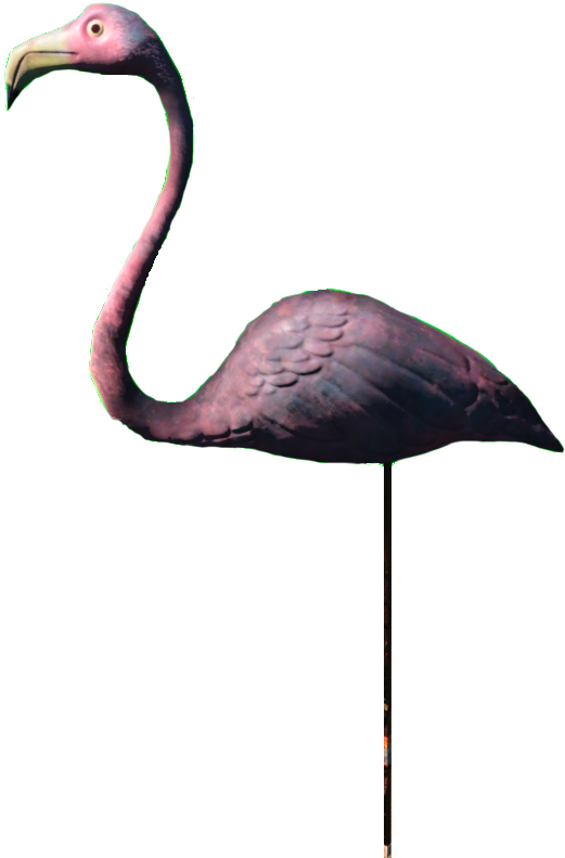 Fo4 Lawn Flamingo - Lawn Flamingo Transparent (1060x790), Png Download