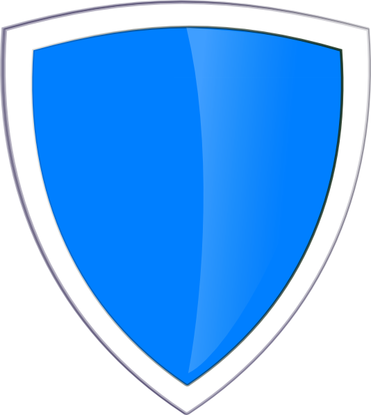 Free Icons Png - Shield Vector Blue Png (534x597), Png Download