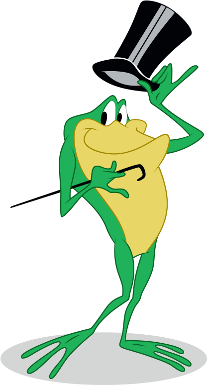 Share This Image - Looney Tunes Frog (422x600), Png Download