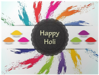 Colorful Background Design For Indian Festival Holi - Festival (400x400), Png Download