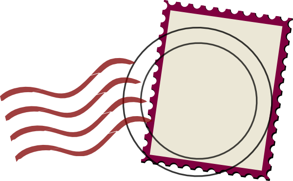 Free Icons Png - Post Stamp Template Png (600x371), Png Download