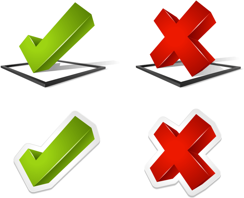 Check Marks Vector Graphic Illustration - Check Mark (800x800), Png Download