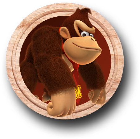 Donkey Kong™ - Donkey Kong & Diddy Kong Poster Poster Print, (580x449), Png Download