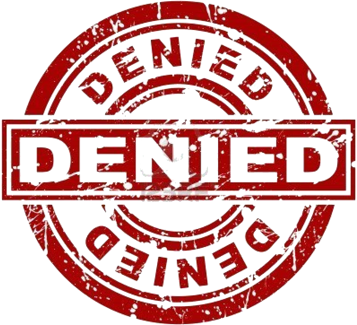 Denied Stamp Png Picture - Visa Decline Stamp Png (1200x1200), Png Download