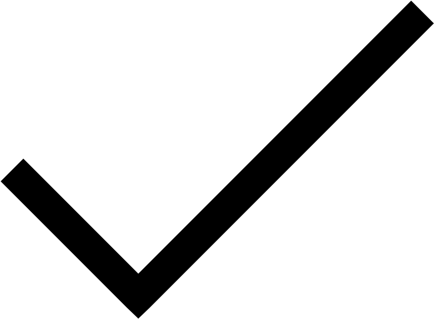 Open - Check Mark Symbol (1000x1000), Png Download