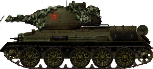 Catainium's Tanks - T 34 Flak 88 (538x243), Png Download