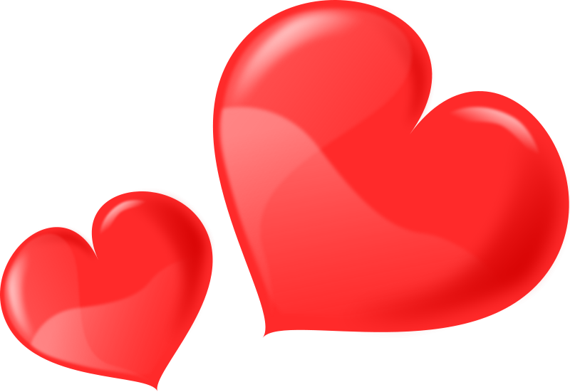 Red Heart Pic - Cute Heart Png (800x551), Png Download