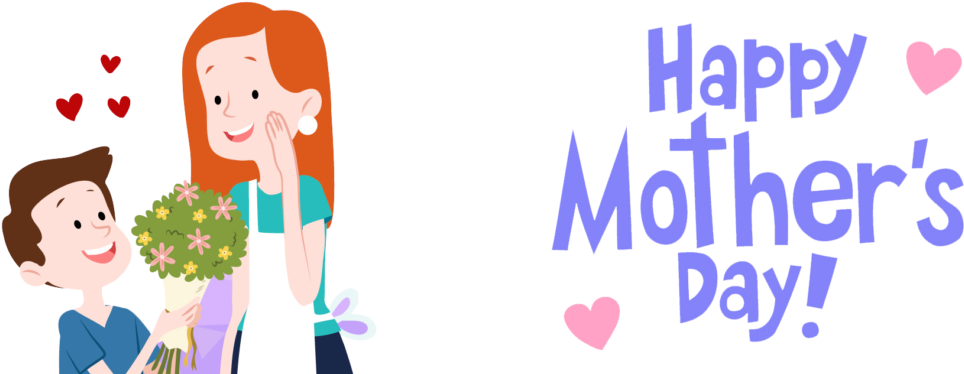 Download Mothers Day Decorative Free Png And Clipart - Illustration (1024x390), Png Download