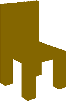 Chair - Baldi 1st Prize Minecraft Skin (358x406), Png Download