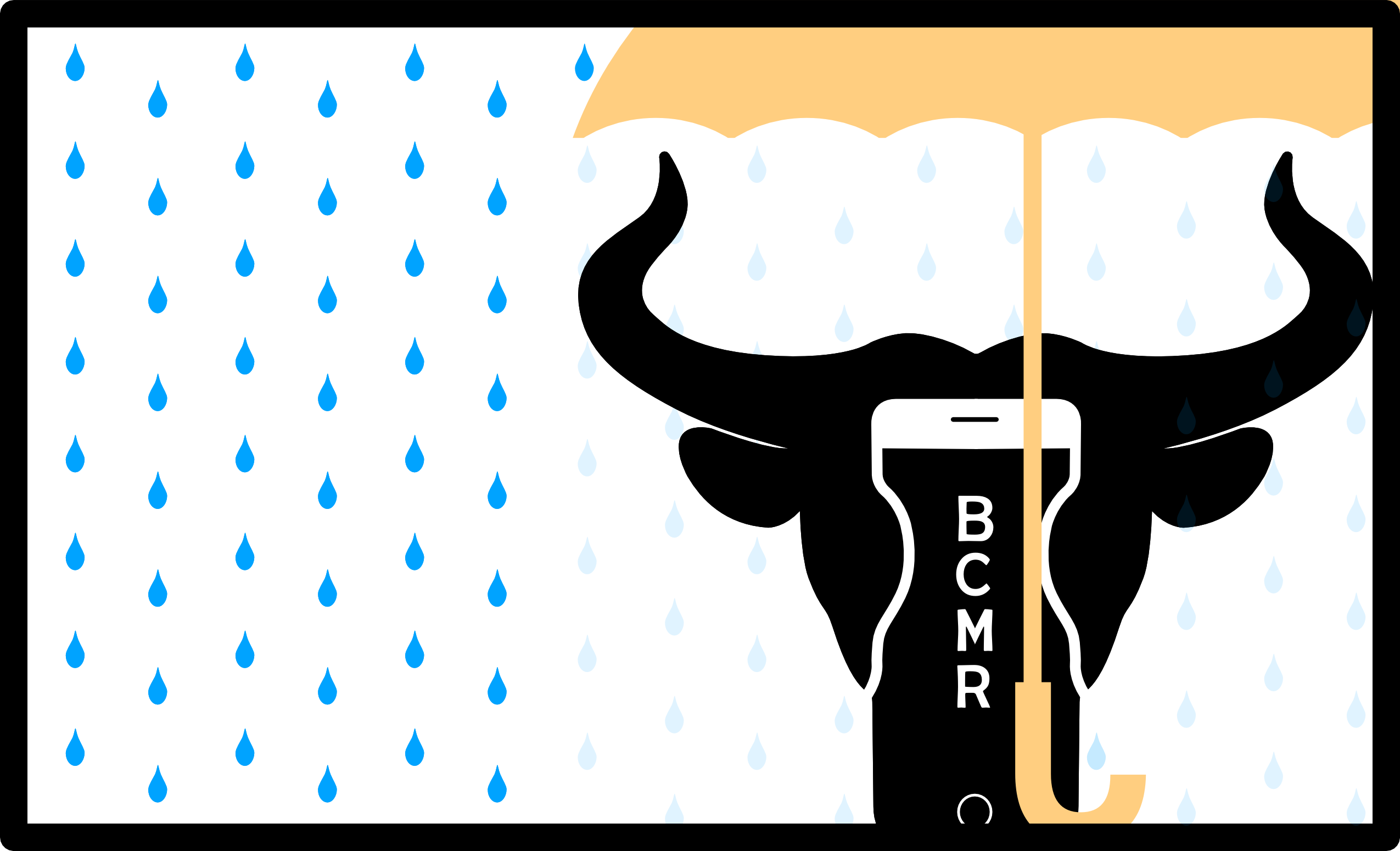 How To Beat Water Damage - Ferm Living Black Mini Drops Wall Stickers (2550x1550), Png Download