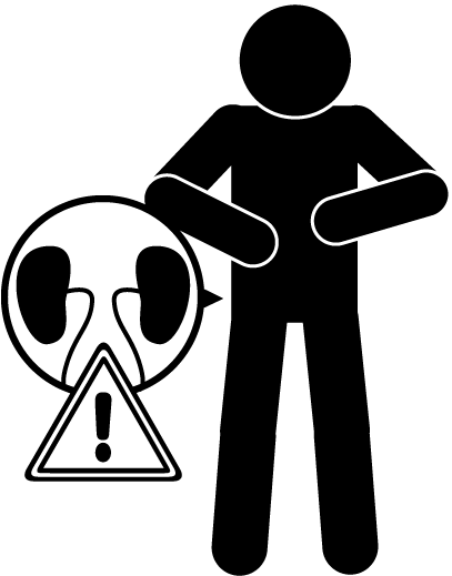 Kidney Failure Icon (565x598), Png Download