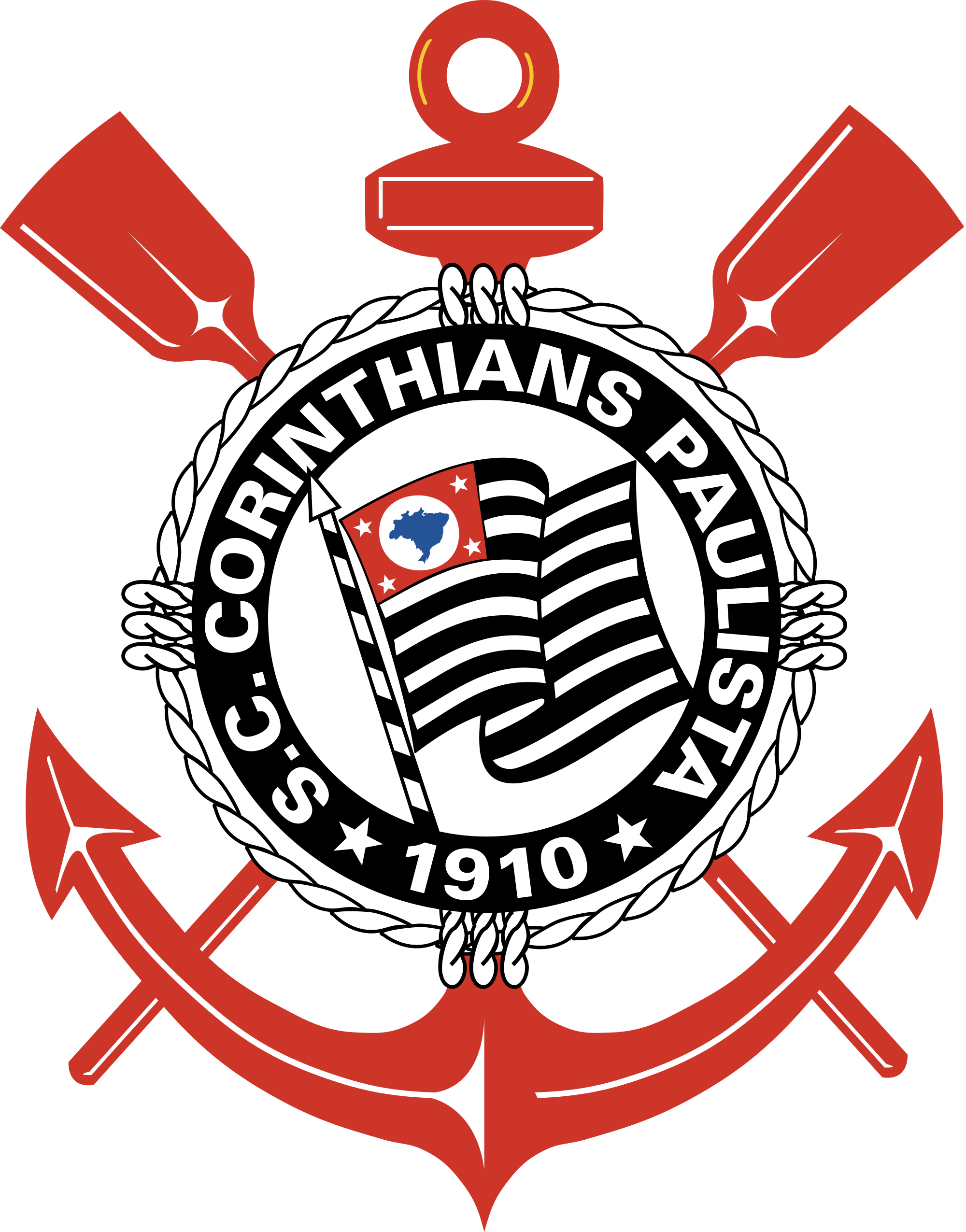 57 624865 Coruxo 13 Nov 2015 - Escudo Corinthians (2000x2551), Png Download