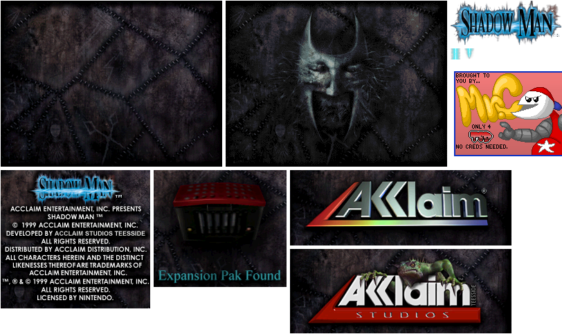 Click For Full Sized Image Menu Background And Logos - Shadow Man (812x483), Png Download