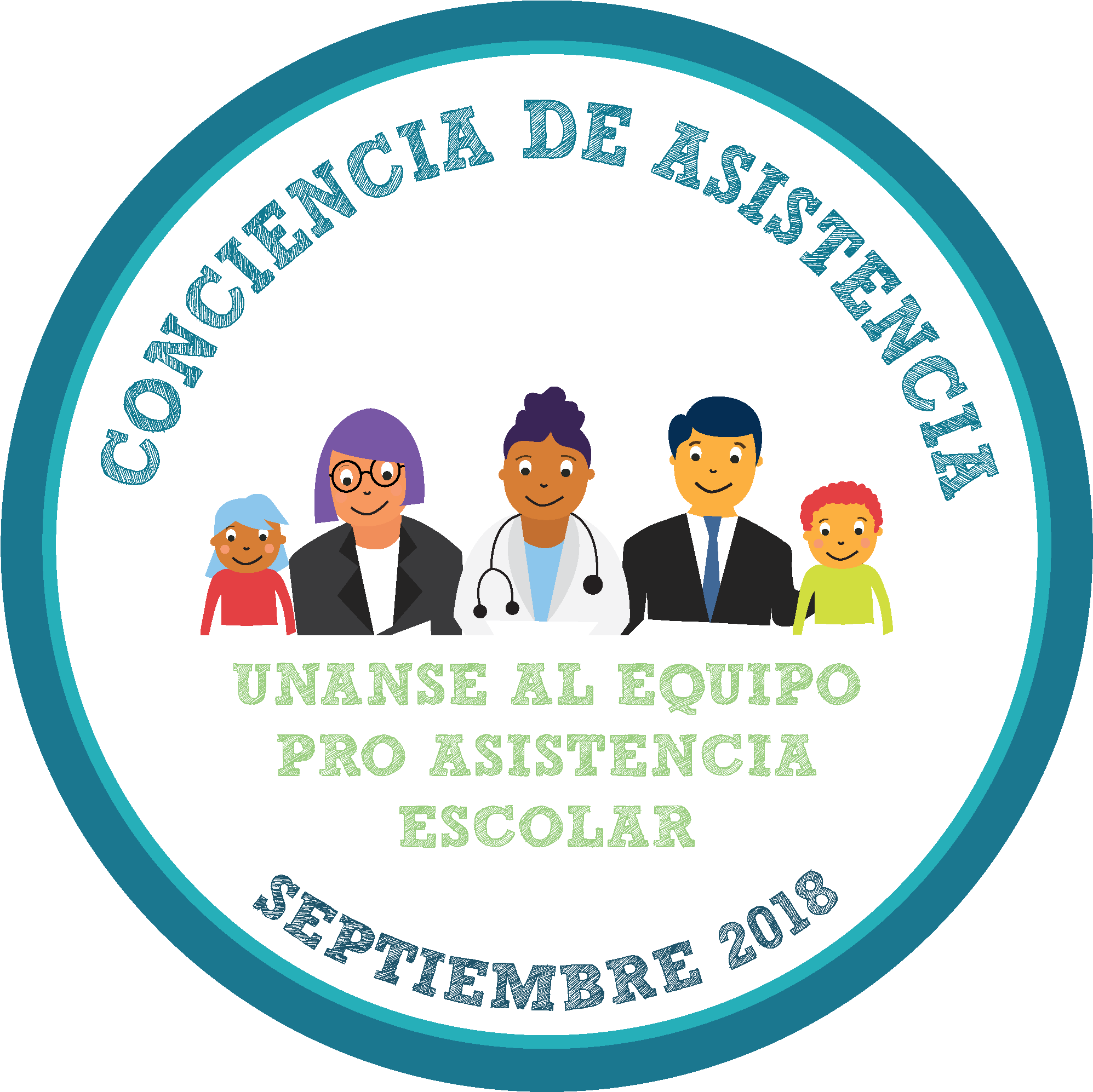 ¡asistir A La Escuela Es Importante - September Attendance Awareness Month 2018 (2116x2116), Png Download