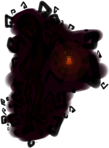 Shadowman - Bird (378x505), Png Download