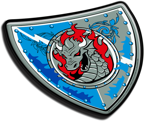 Display Espadas Y Escudos - Escudo De Caballero De Carton (495x420), Png Download