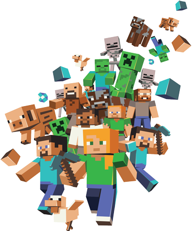 About Minecraft - Minecraft Papercraft 48-piece Minecart Set (400x454), Png Download