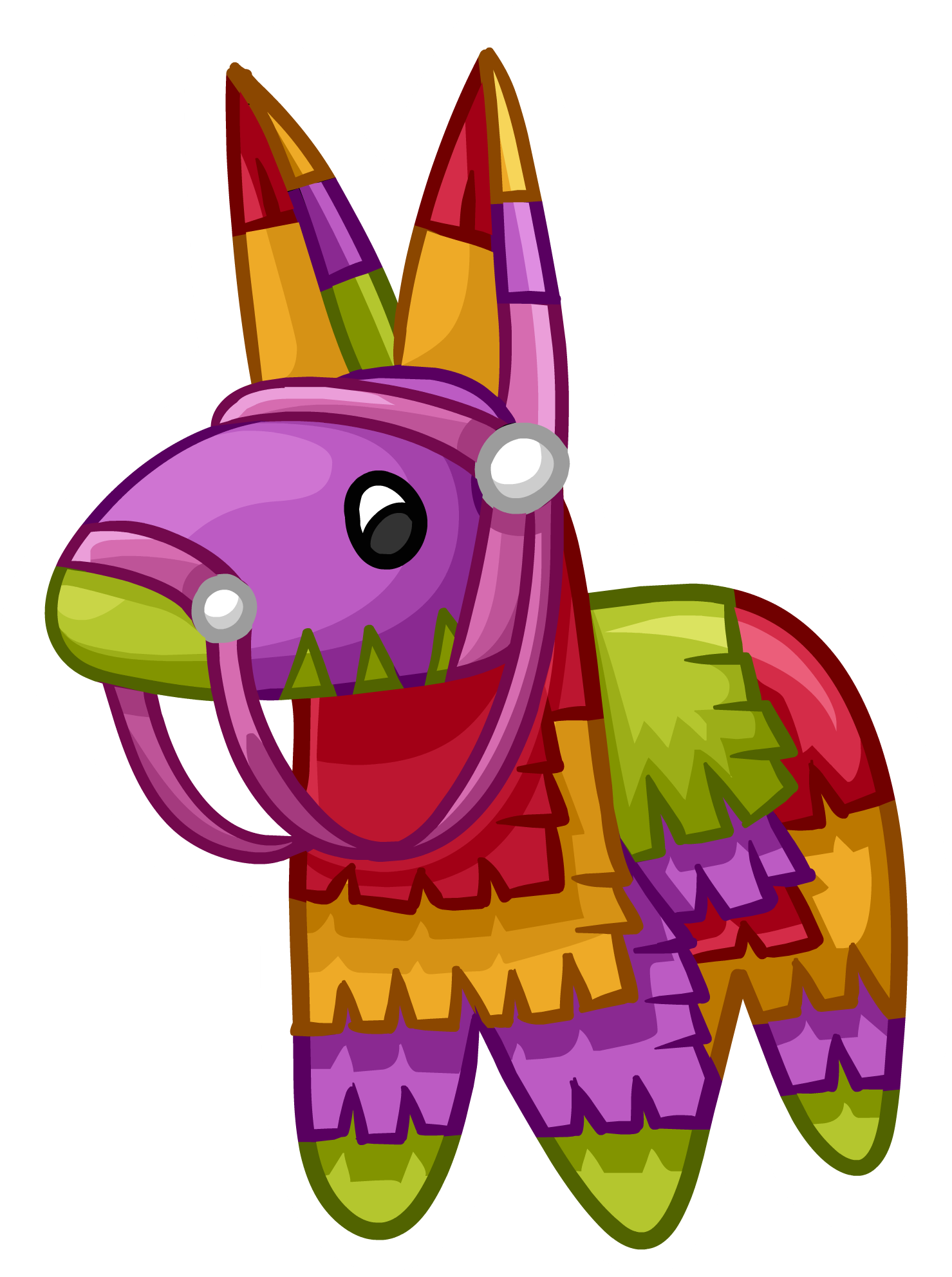 Pinata Pin Icon - Club Penguin Pinata (1479x1984), Png Download