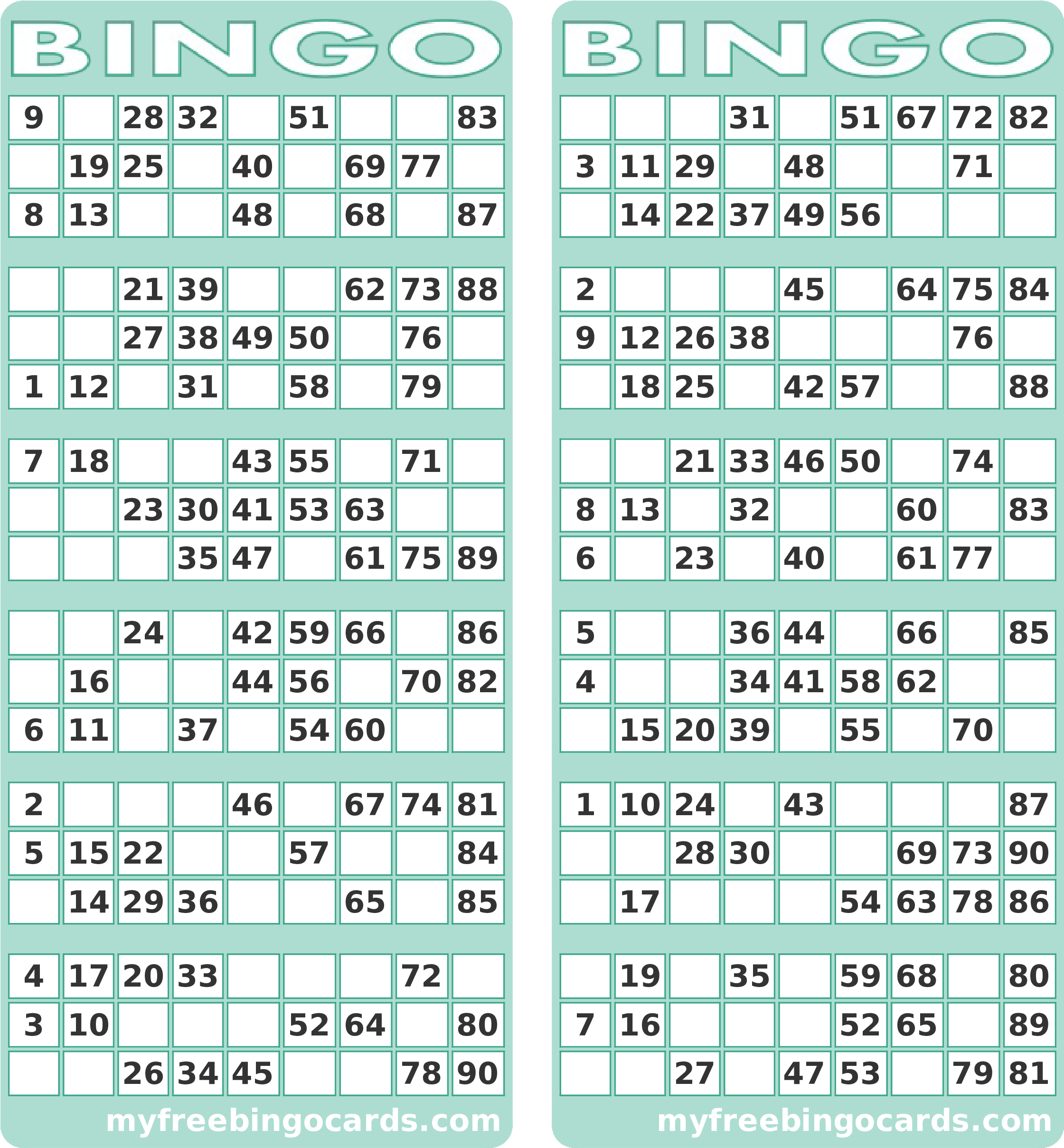 Blank Printable Bingo Card Main Image - Bingo Card (2479x3508), Png Download