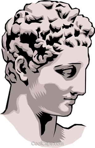 Statue Of Hermes Praxiteles Royalty Free Vector Clip - Hermes Clip Art (307x480), Png Download
