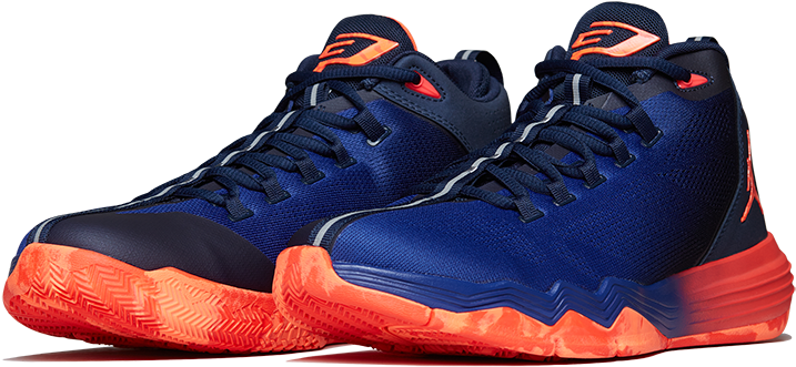 Ix Ae "sunset" - Nike Air Jordan Cp3.ix Ae (800x545), Png Download