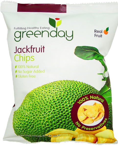 Jackfruit Freeze Dried Real Fruit By Green Day - Green Day Crispy Apple (482x598), Png Download